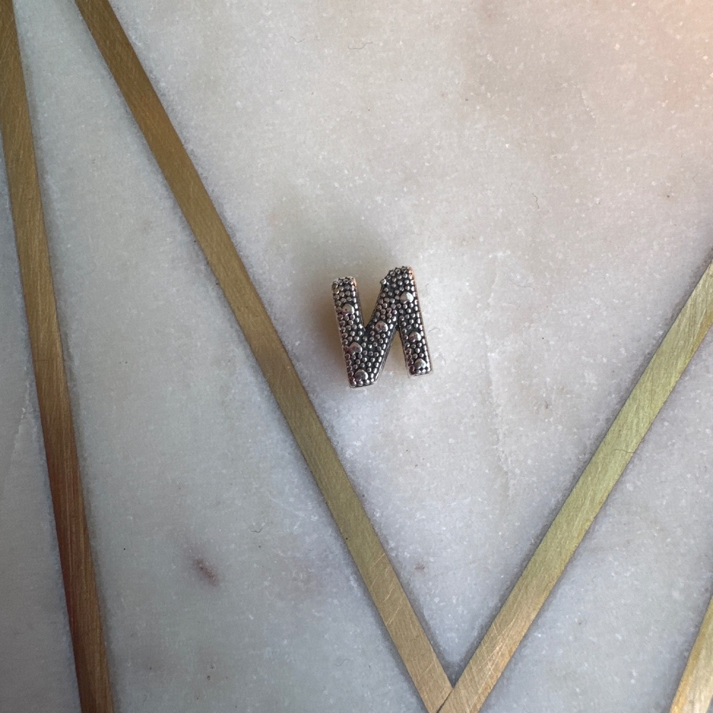 Pandora charm initial N